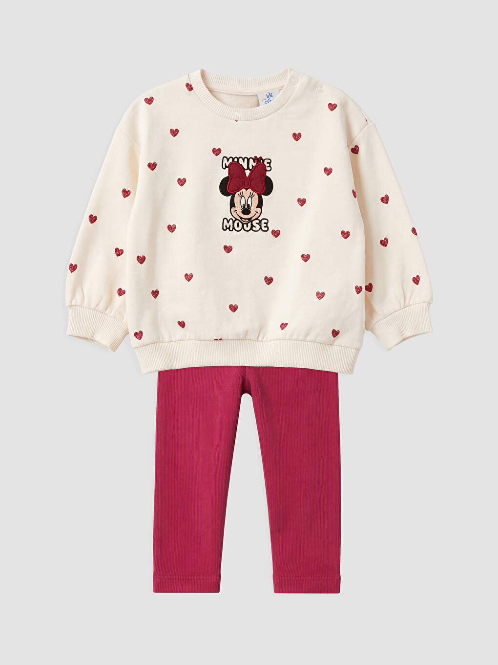 Set I Stampuar Minnie Mouse Për Foshnja Vajza