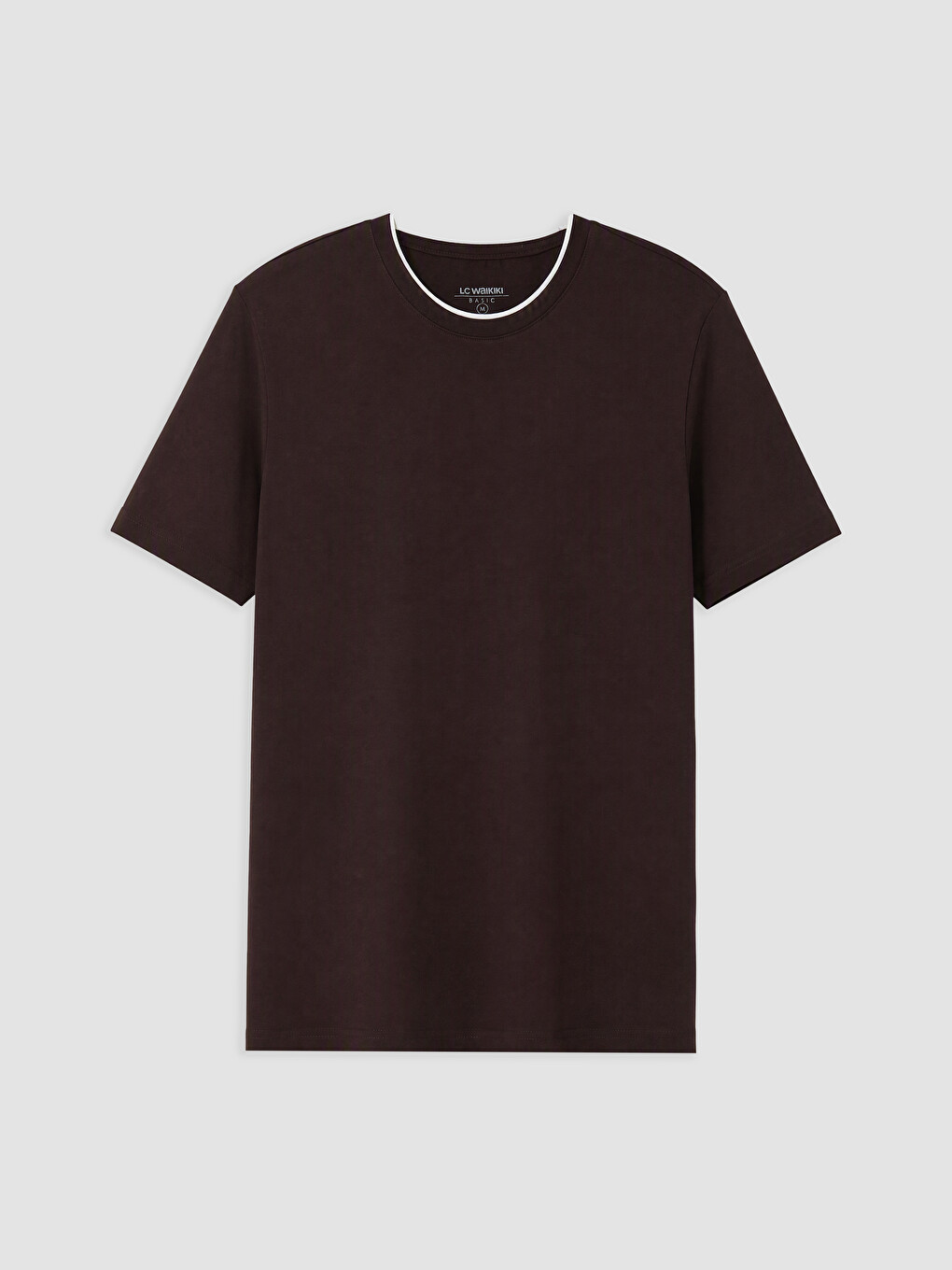 Mashkull Ngjyre Kumbull T-shirt