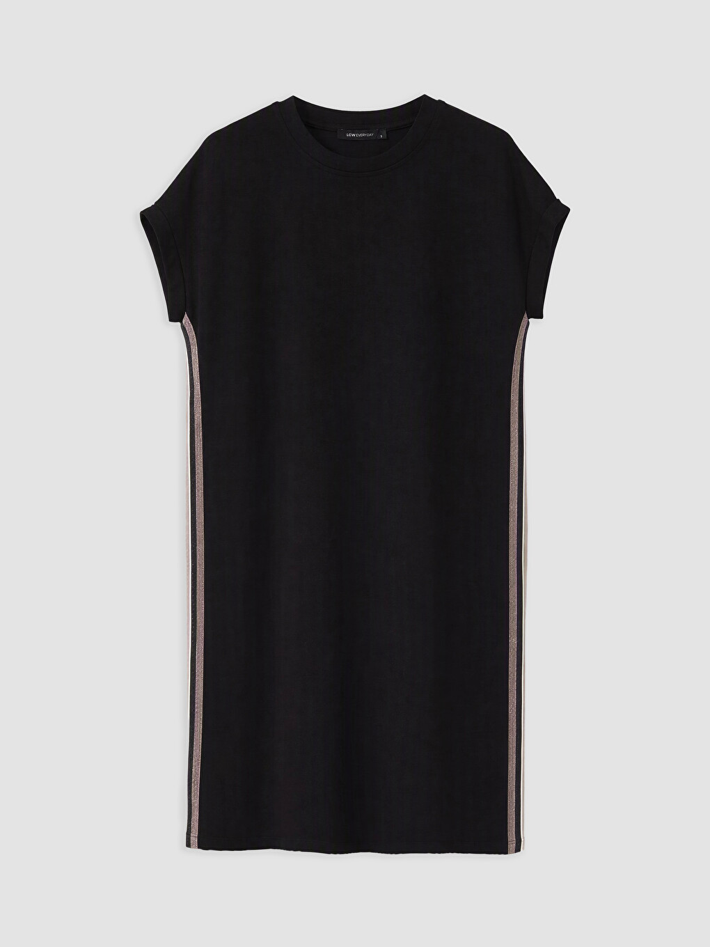 Siyah Soft Touch Oversize Elbise