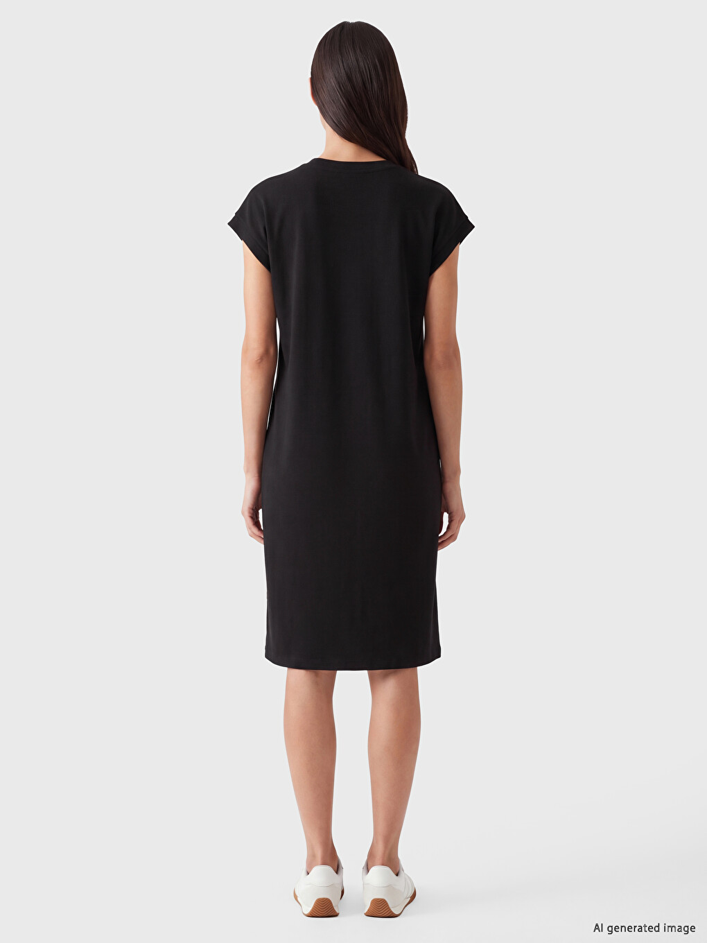 Woman Black Dress-3