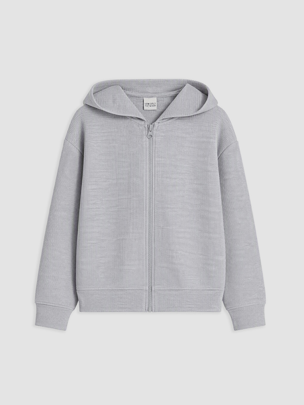 Hooded Girls' Zip-up Sweatshirt