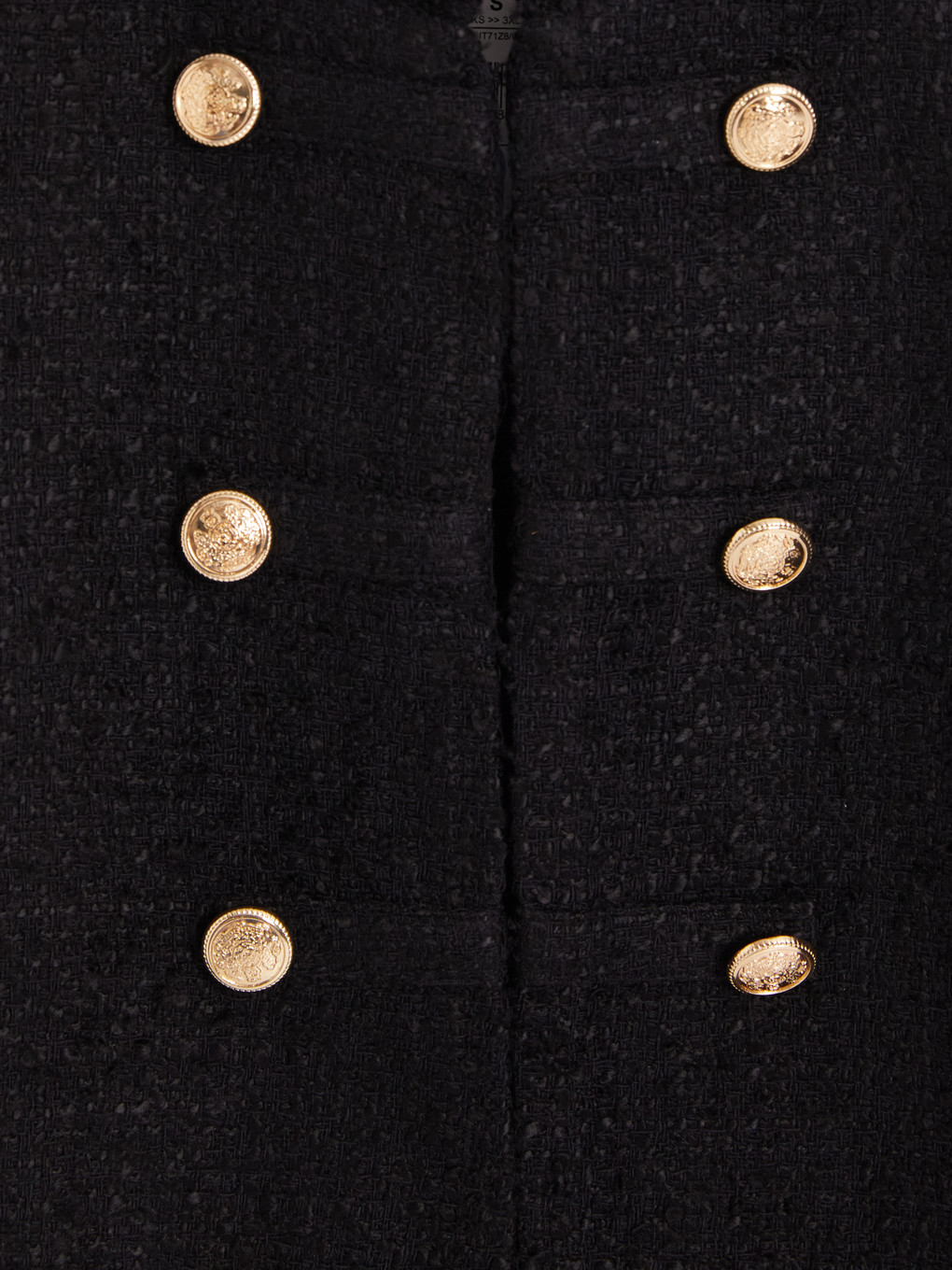 Fancy China Buttoned Women's Tweed Jacket-7