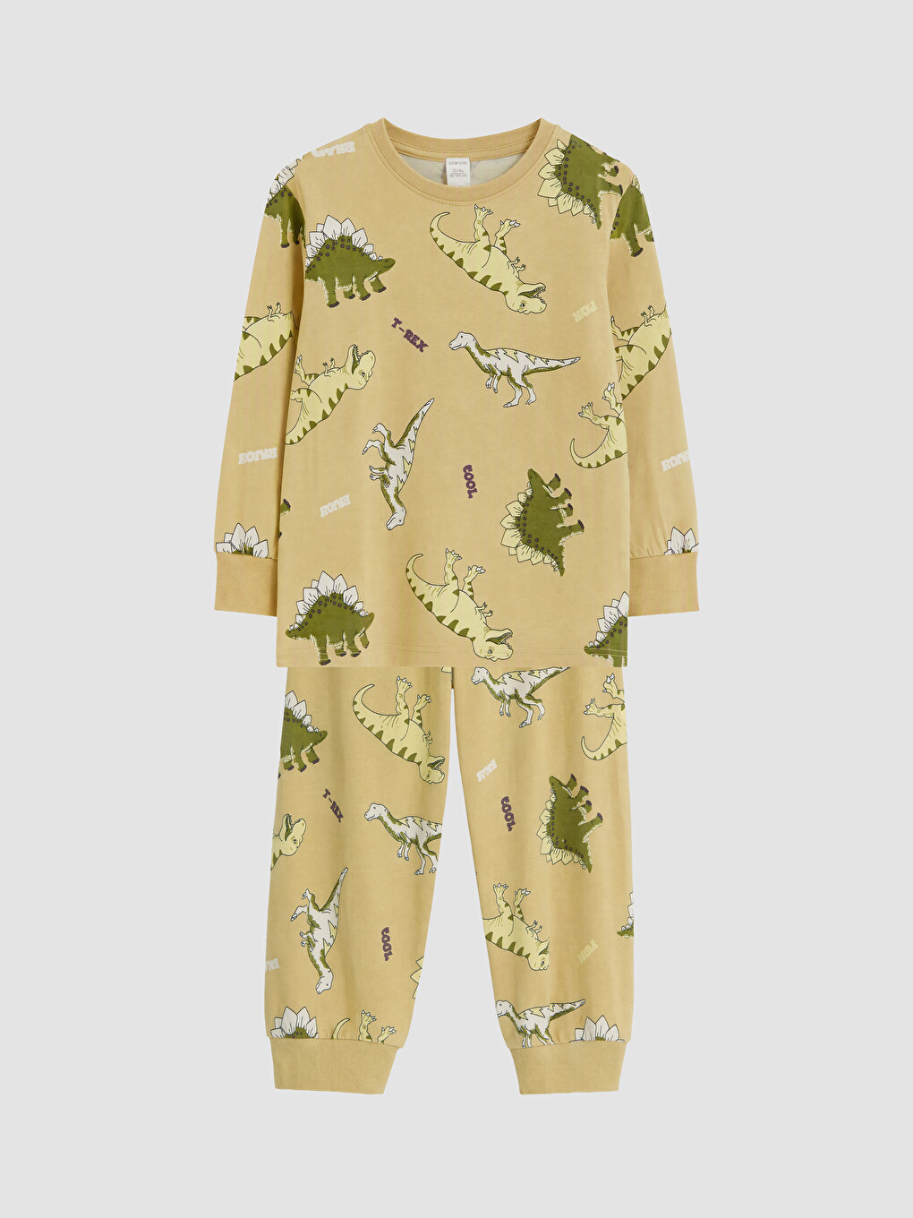 Boy Khaki Pyjama Set