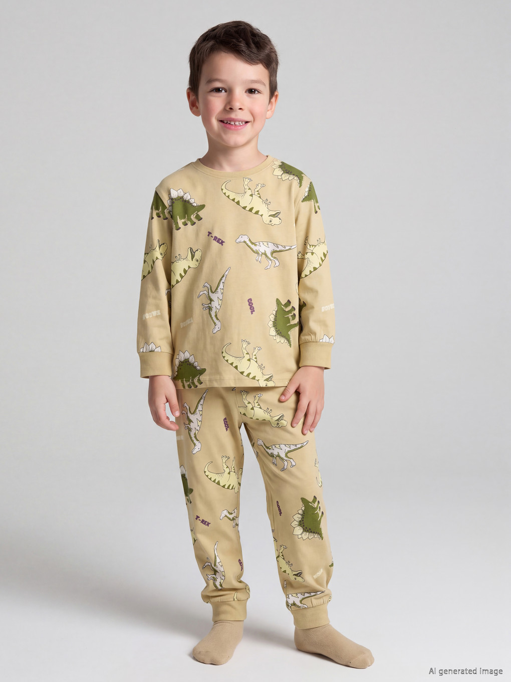  Printed Boys' Pyjamas Set