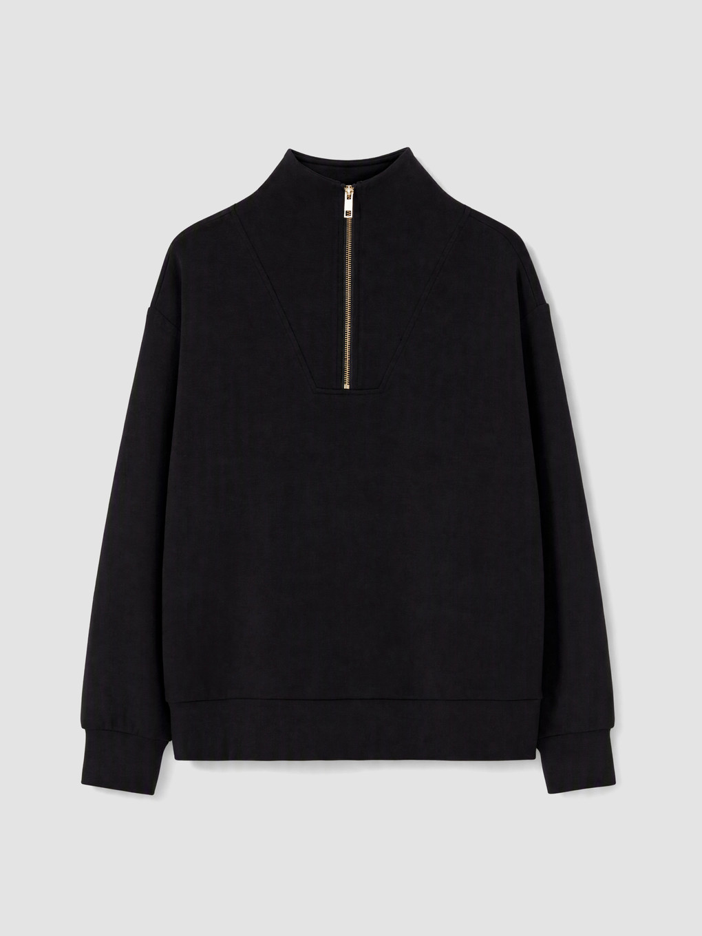 Woman Black Sweatshirt-4