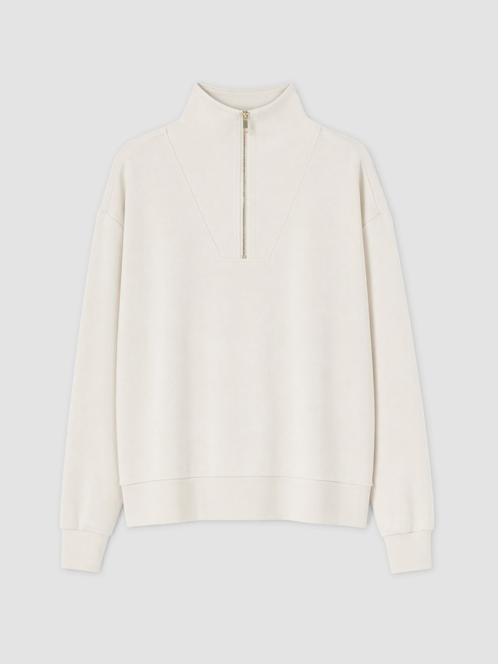 Woman White Sweatshirt-4