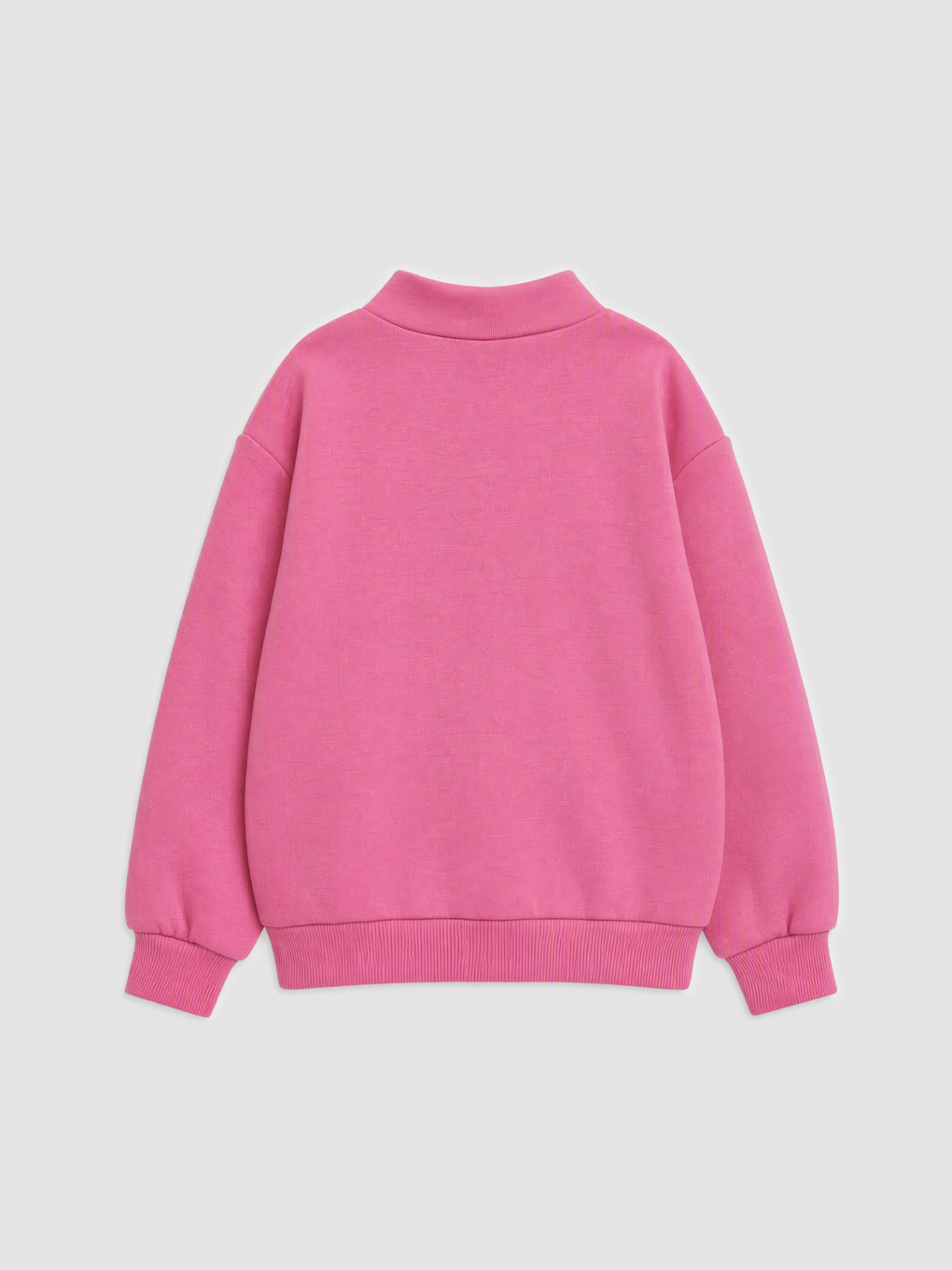 Mock Neck Girls' Thick Sweatshirt-3