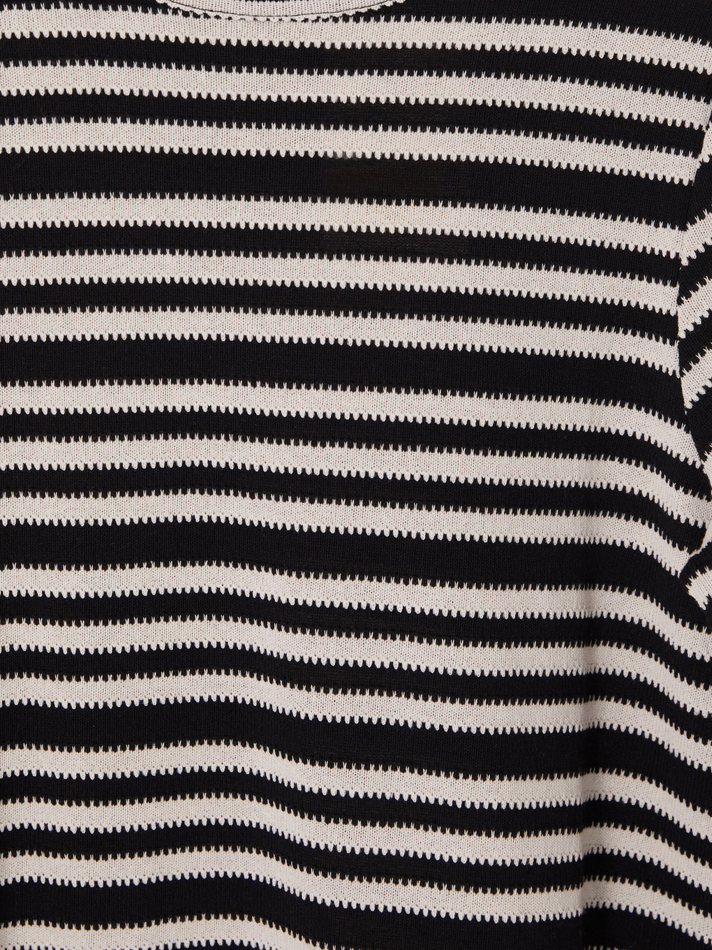 Crew Neck Striped Dress-2