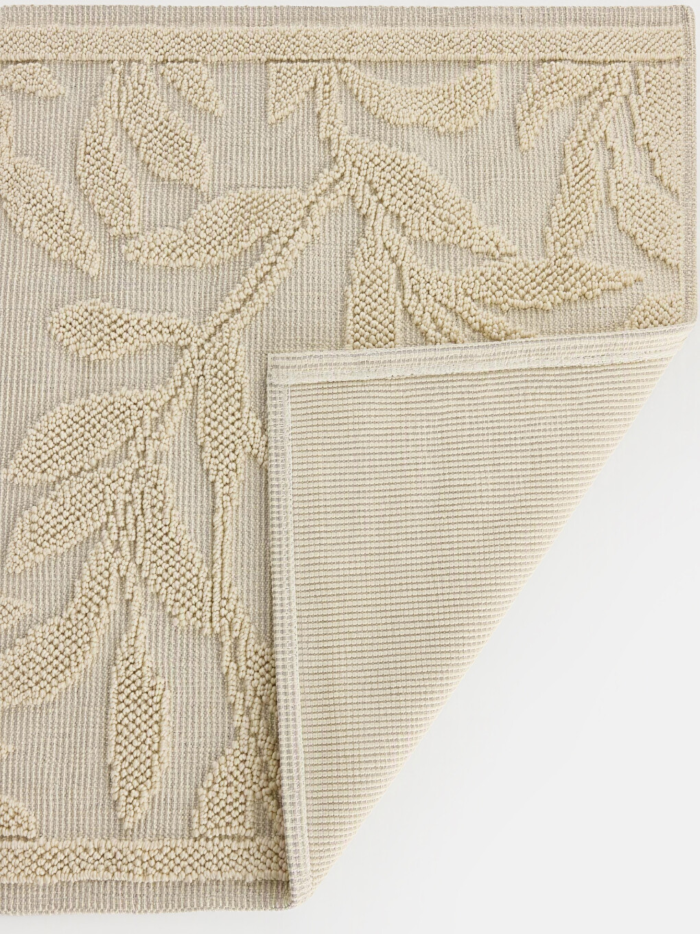2 Pack Leaf Patterned Bath Mat 60x100 Cm-4