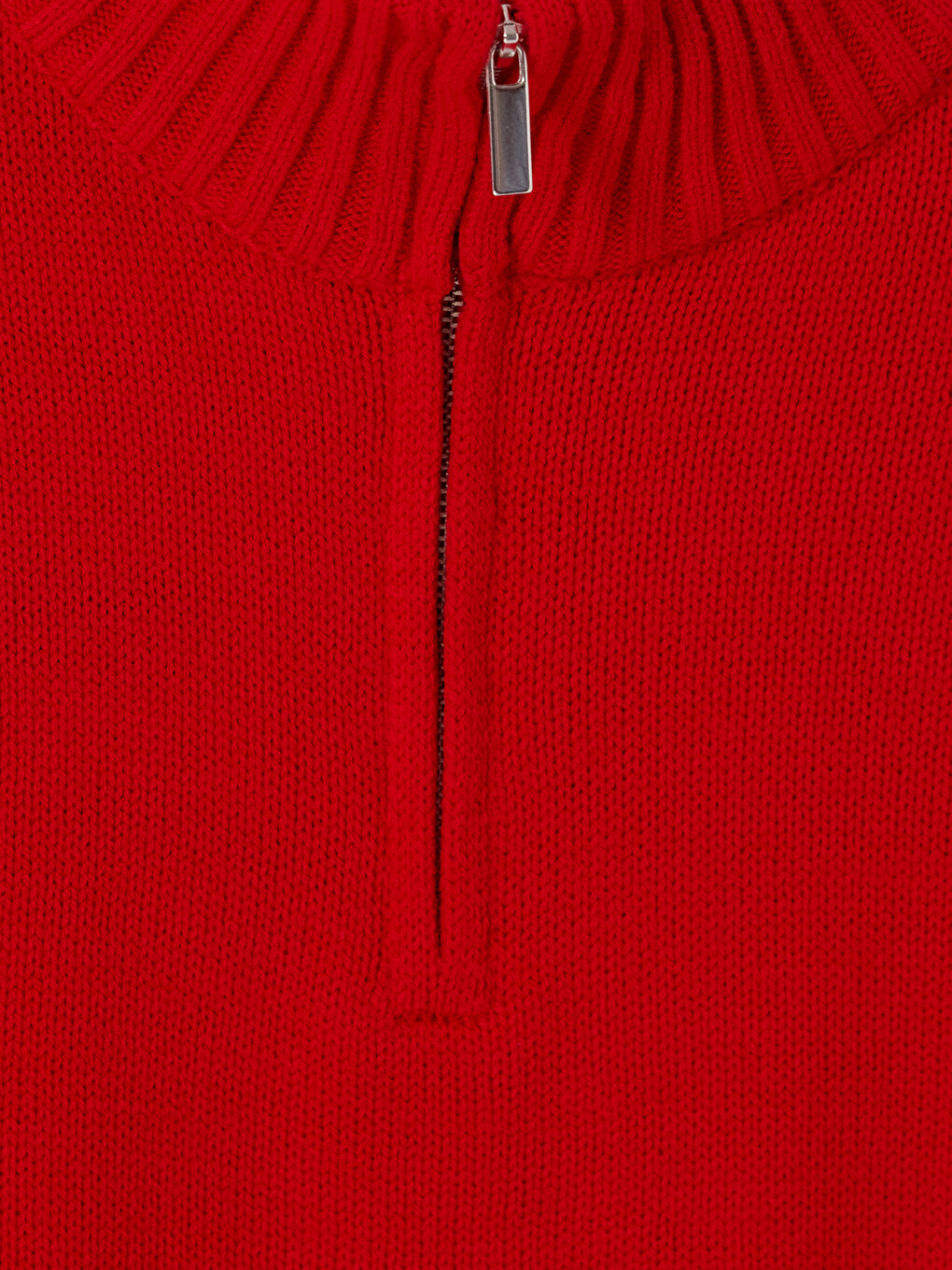 Mock Neck Women's Knitwear Sweater-1