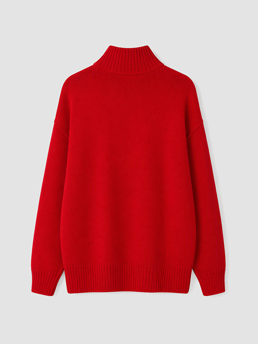 Mock Neck Women's Knitwear Sweater-2