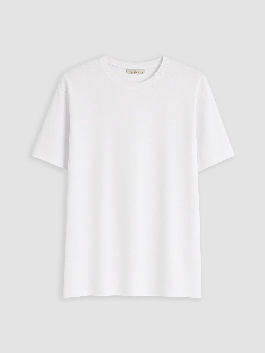 Crew Neck %100 Cotton Women's T-shirt-4