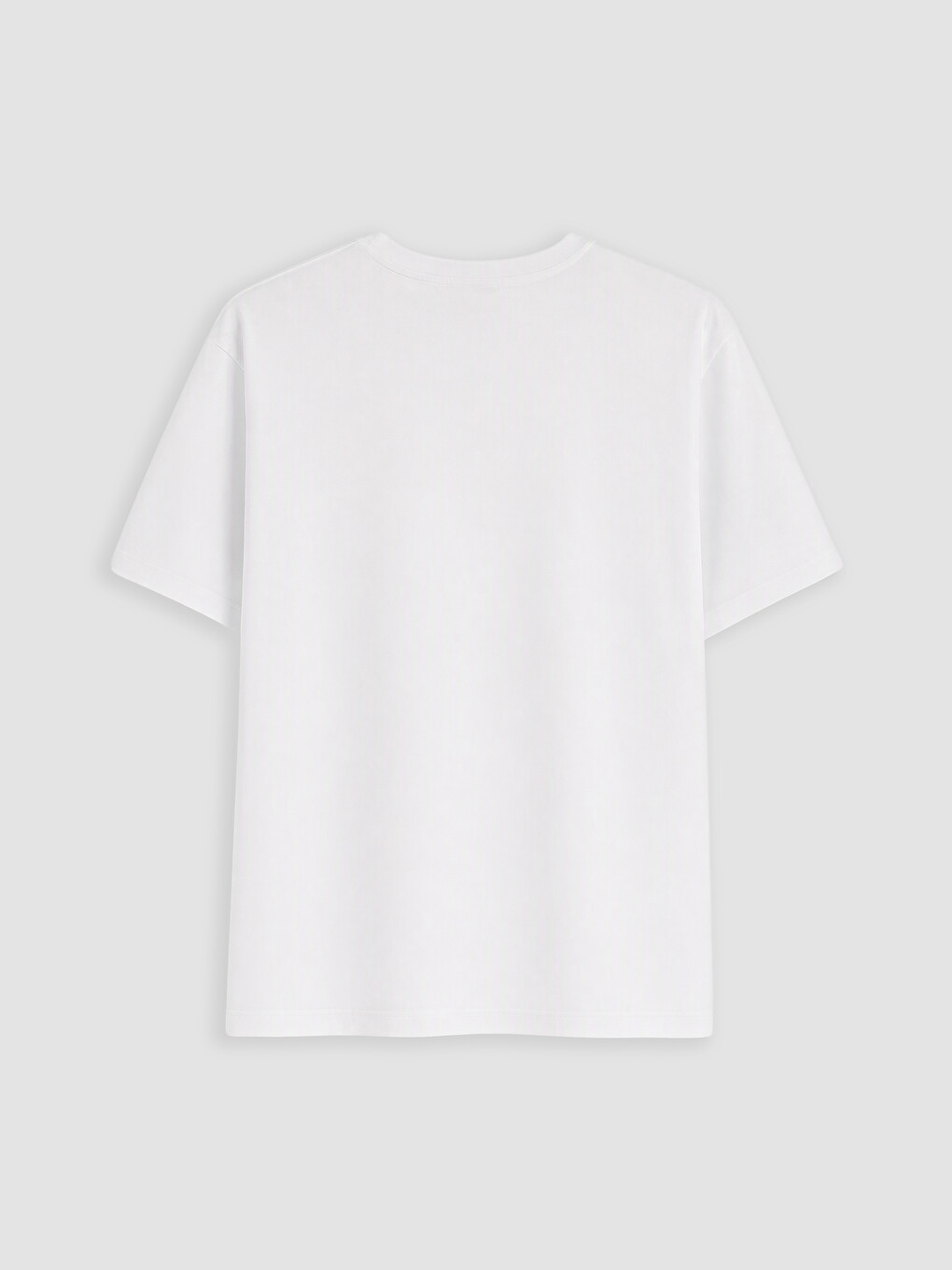 Crew Neck %100 Cotton Women's T-shirt-6