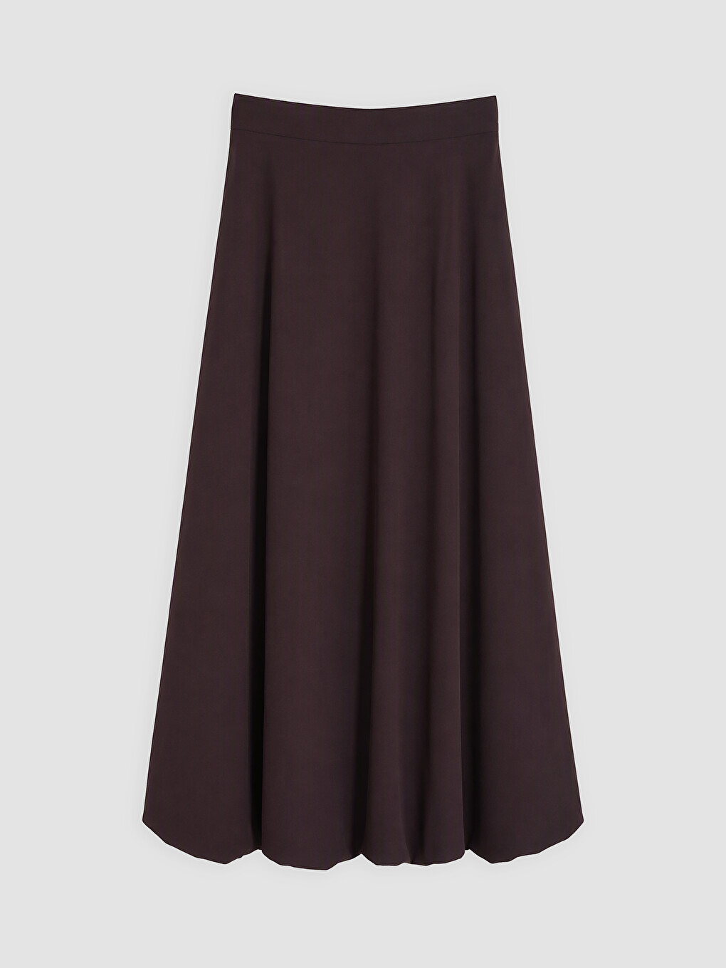 High Waist Poplin Balloon Skirt