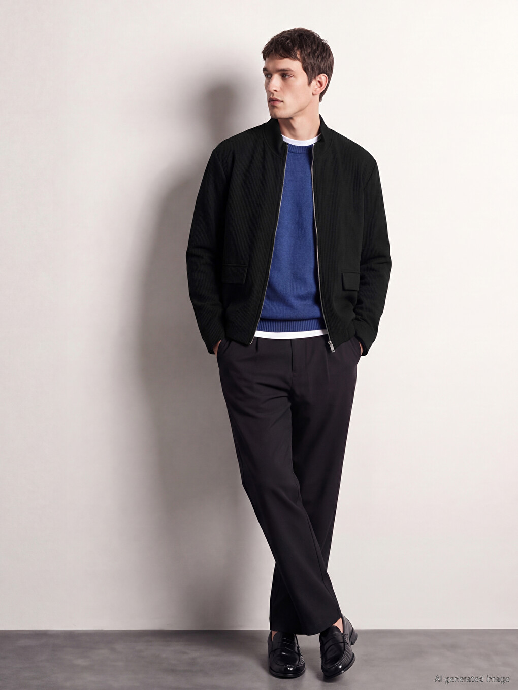 Regular Fit Men's Jacket-1