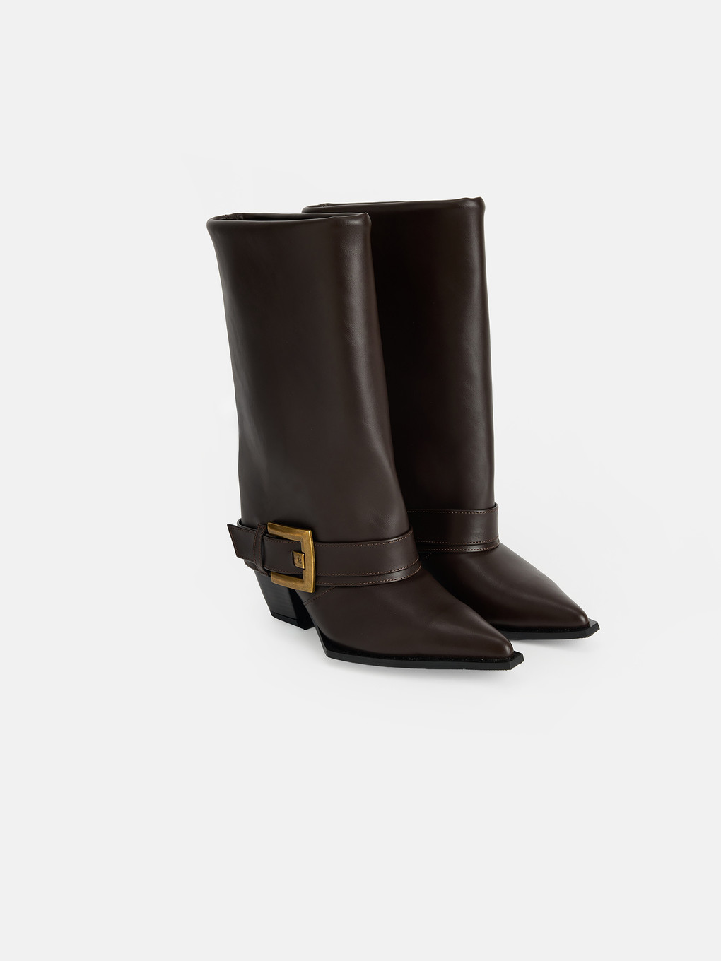 Pointed Toe Below Knee Women's Boots
