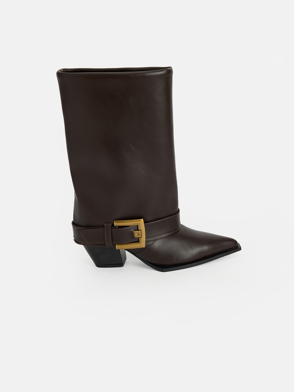 Pointed Toe Below Knee Women's Boots-1