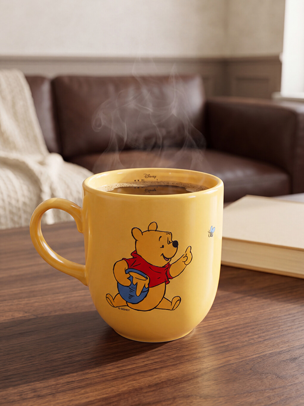 Karışık Winnie The Pooh Baskılı Seramik Kupa 365 Ml