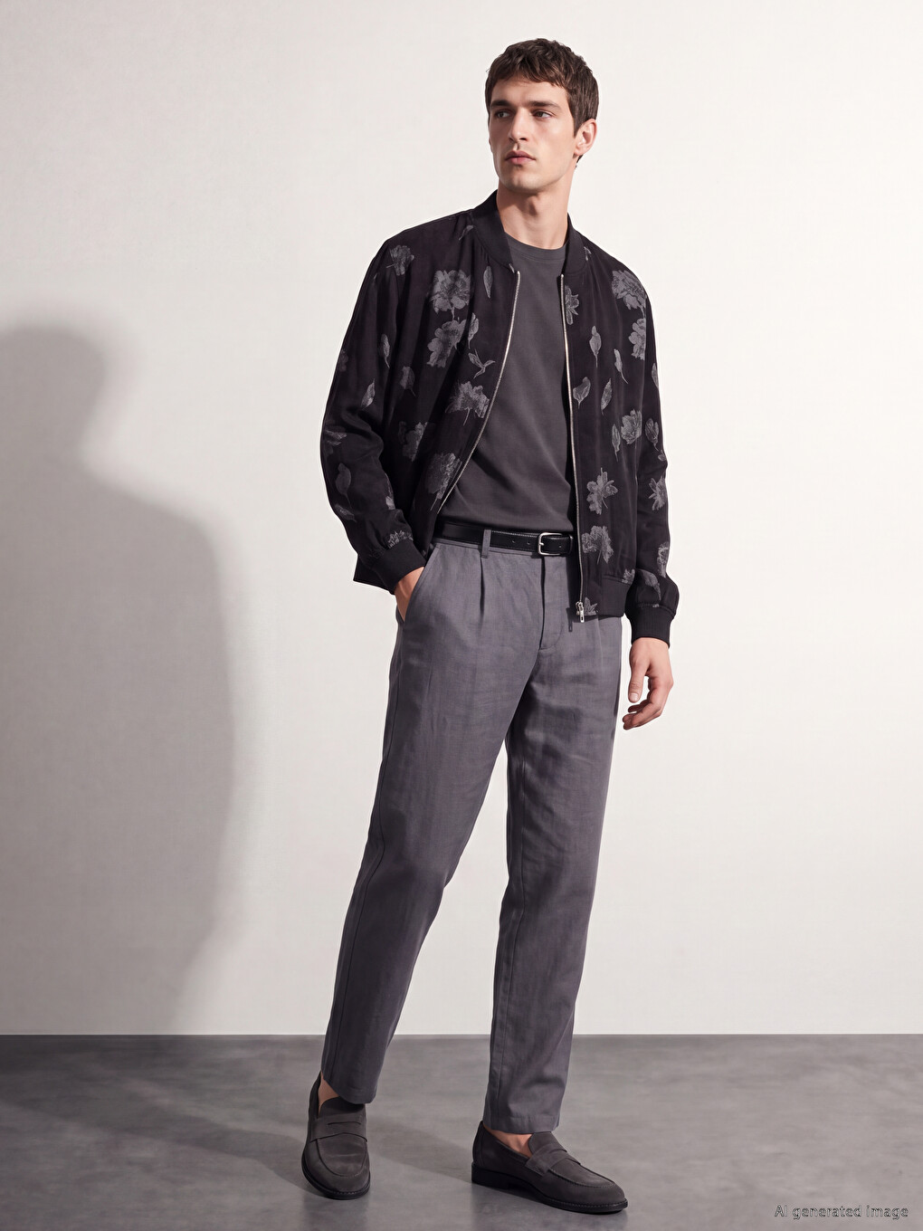 Siyah Regular Fit Erkek Ceket-1