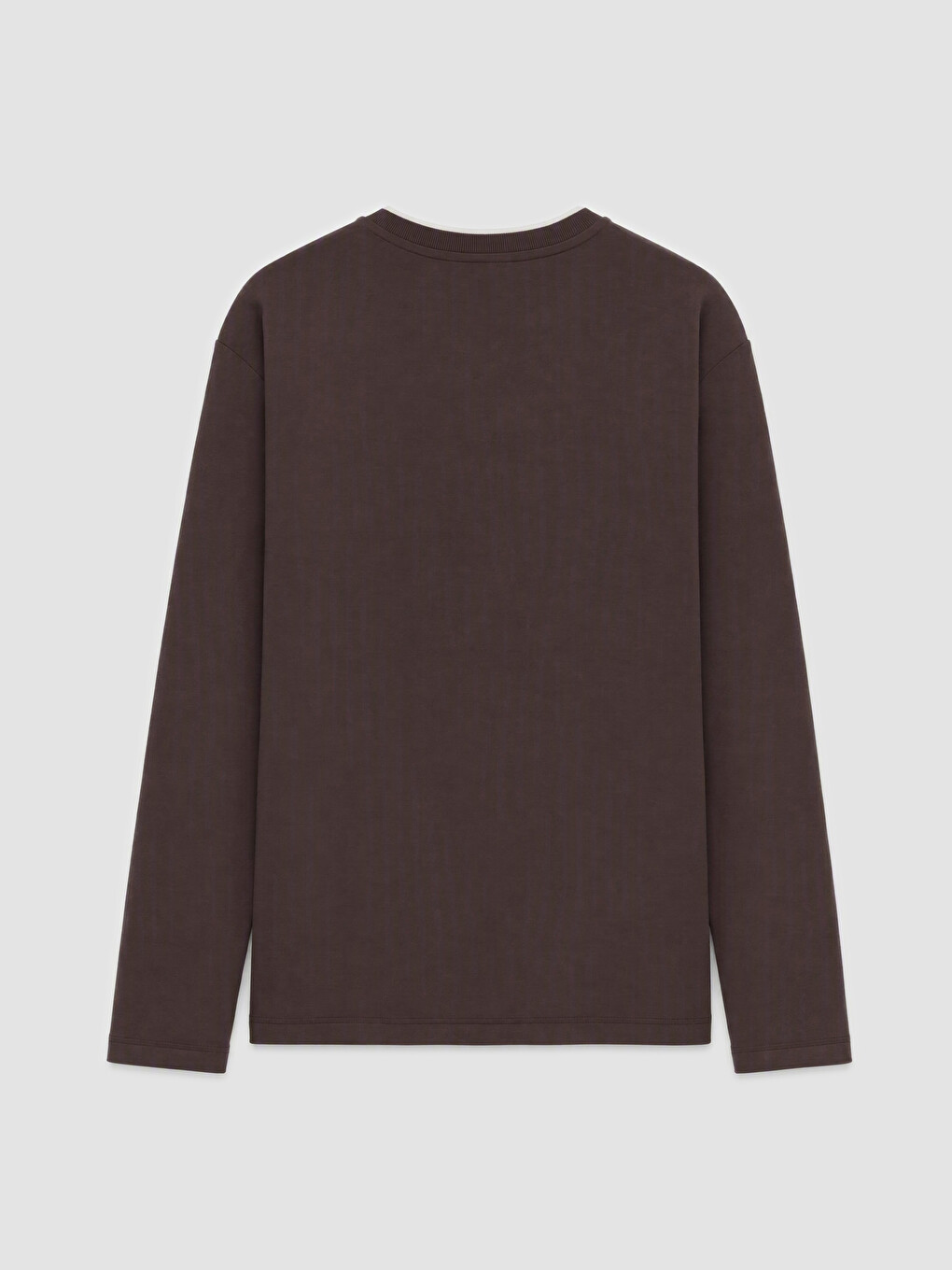 Mürdüm Bisiklet Yaka Nakışlı Erkek Sweatshirt-1