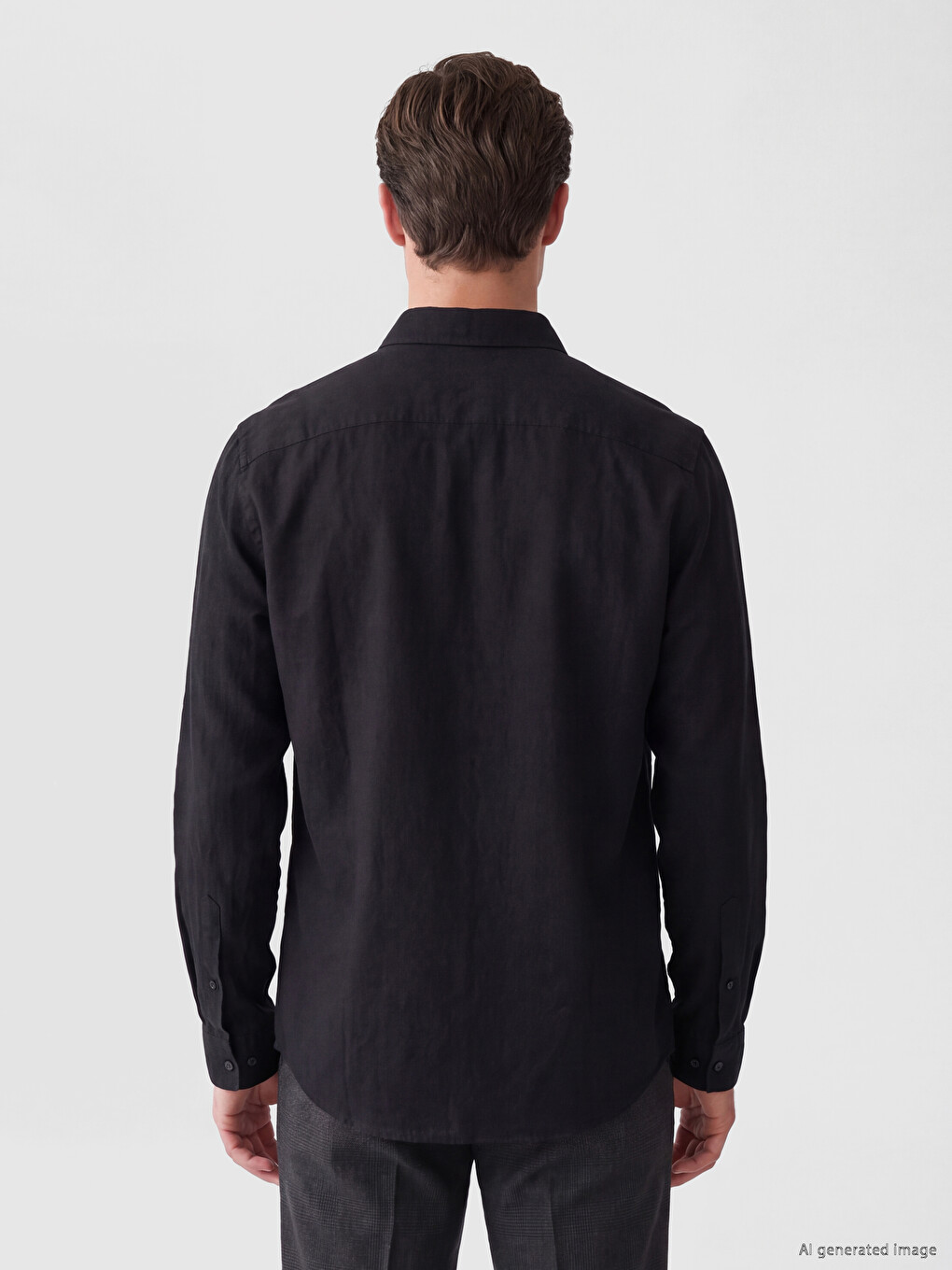 Regular Fit Dobby Men's Shirt-3