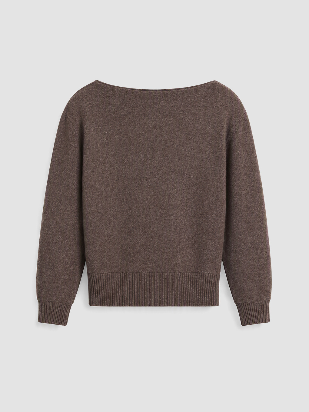 Slash Neck Women's Sweatshirt-2