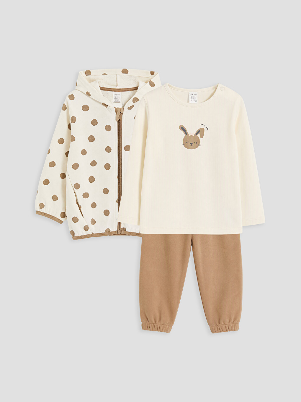 Baby Girl Beige Set