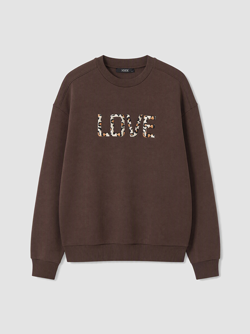 Bluzë Sportive E Trashë Oversize Me Print Leopardi Për Gra