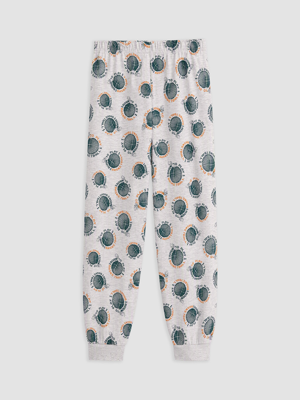 Gri Baskılı Erkek Çocuk Pijama Takım-4