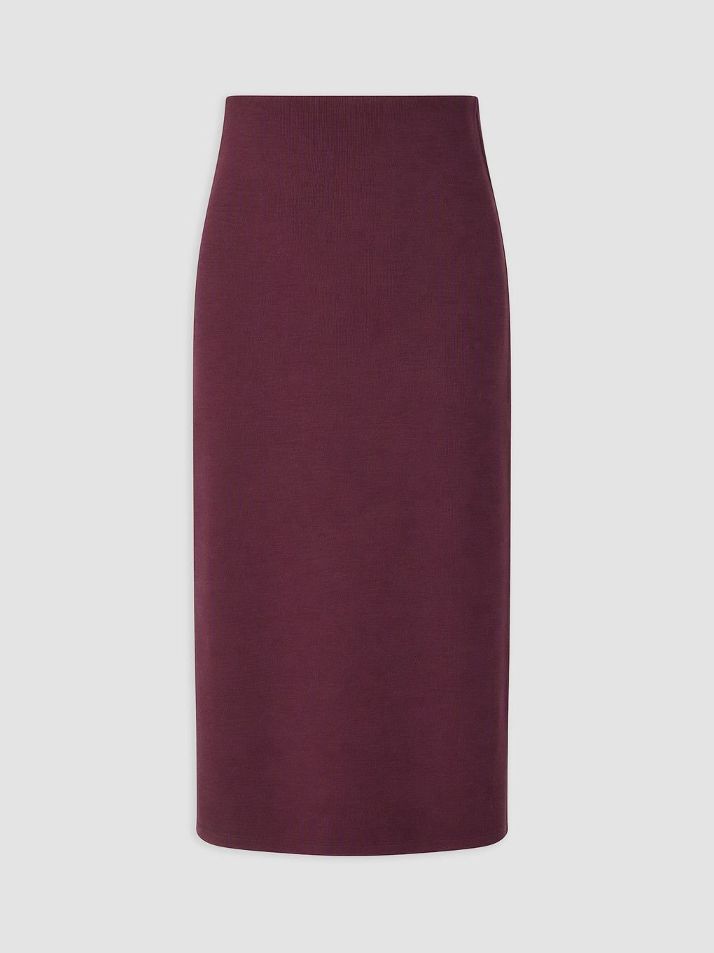 Elastic Waist Slit Skirt