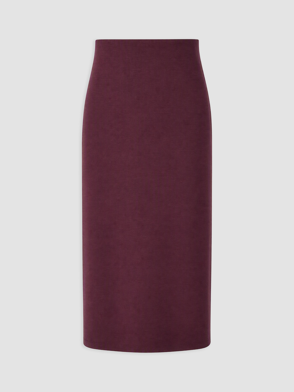 Elastic Waist Slit Skirt-1