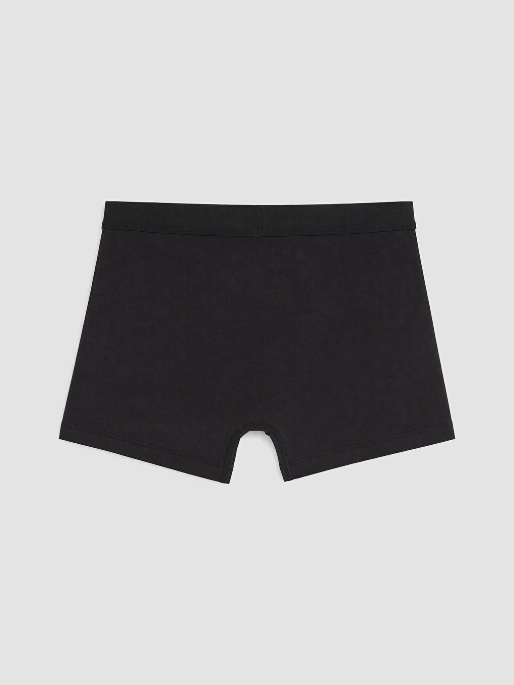 Siyah Pamuklu Esnek Erkek Boxer 3'lü Paket-4