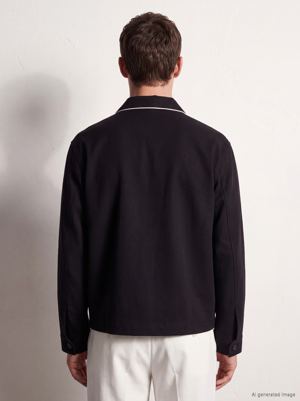 Siyah Regular Fit Erkek Ceket-3