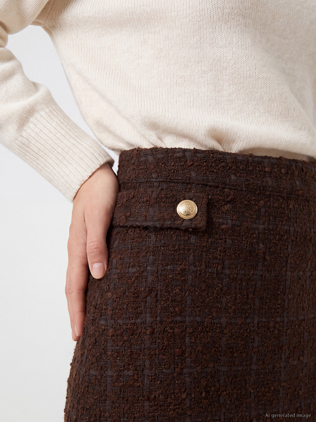 Tweed Mini Skirt-2