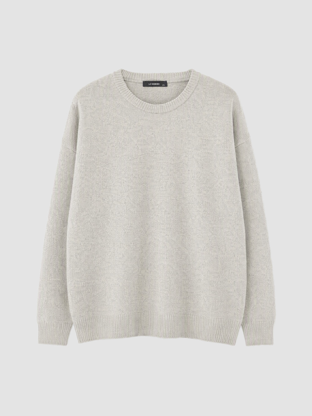 Plus Size Wool Blended Women's Sweater-2