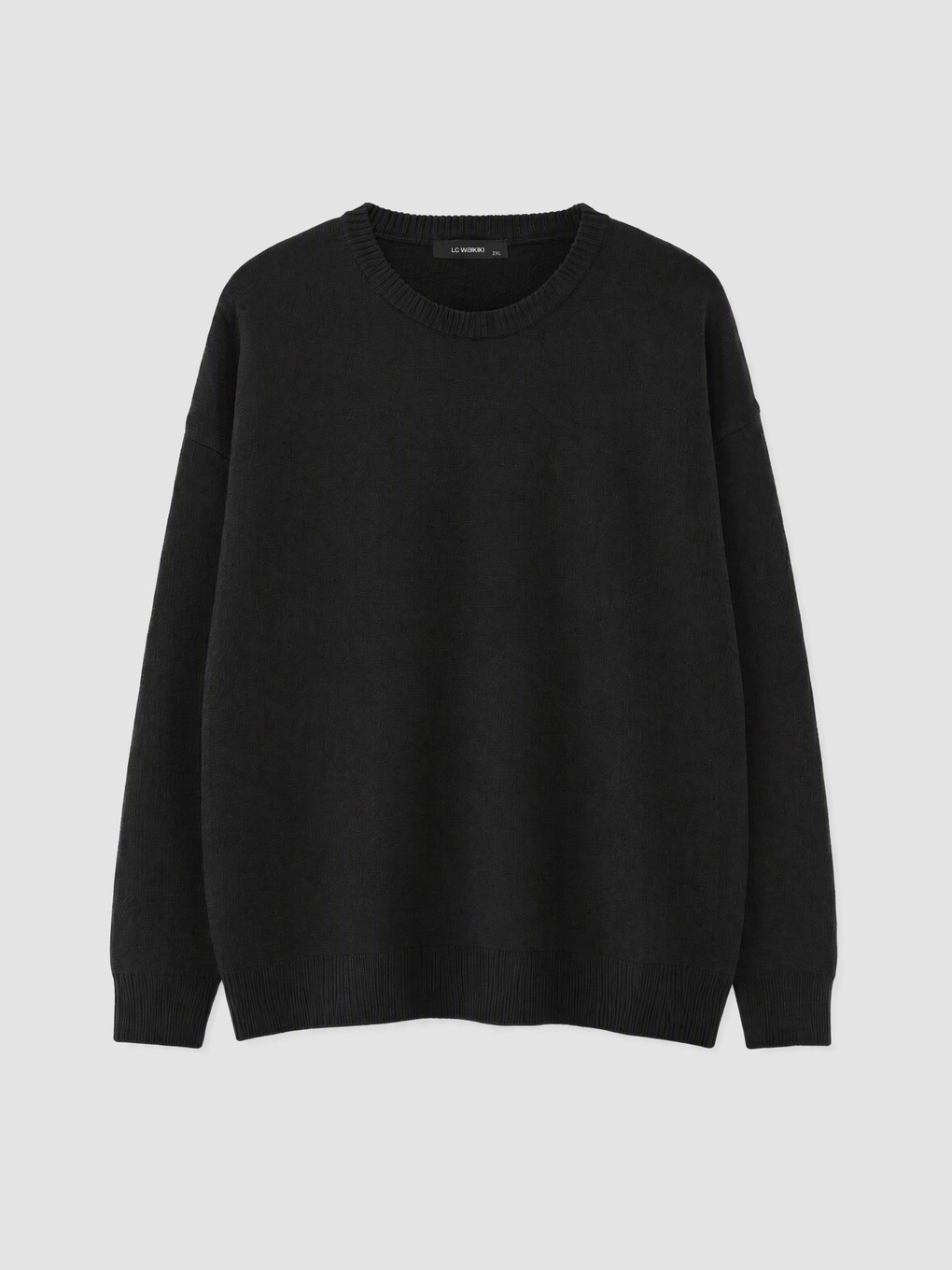 Plus Size Wool Blended Women's Sweater-2