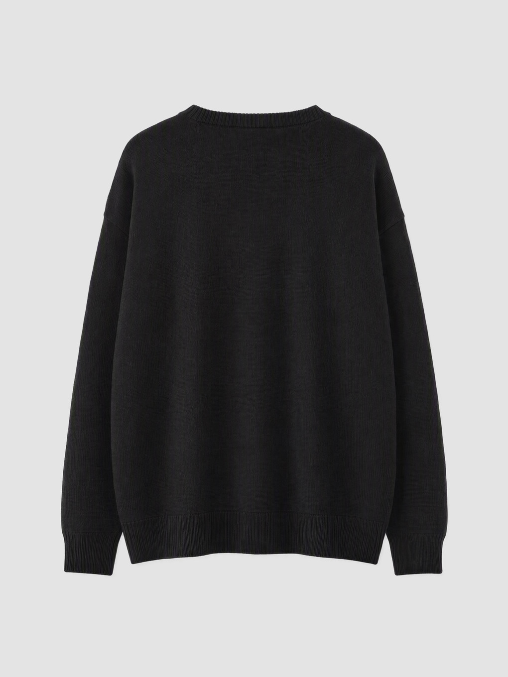 Plus Size Wool Blended Women's Sweater-3