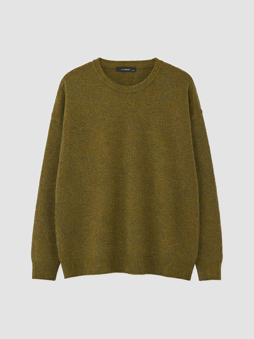 Plus Size Wool Blended Women's Sweater-2
