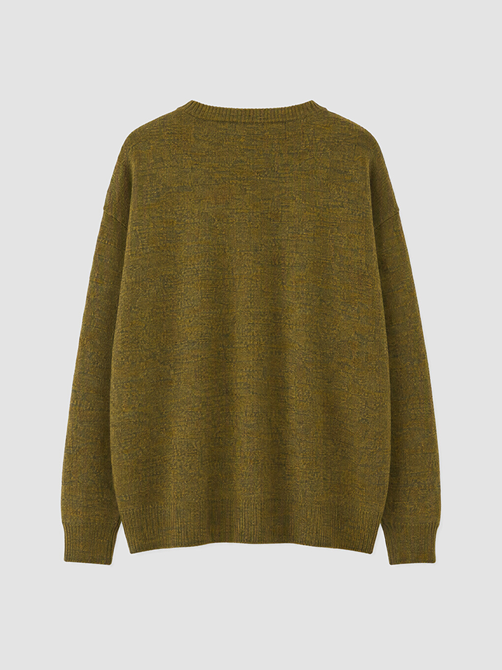 Plus Size Wool Blended Women's Sweater-3