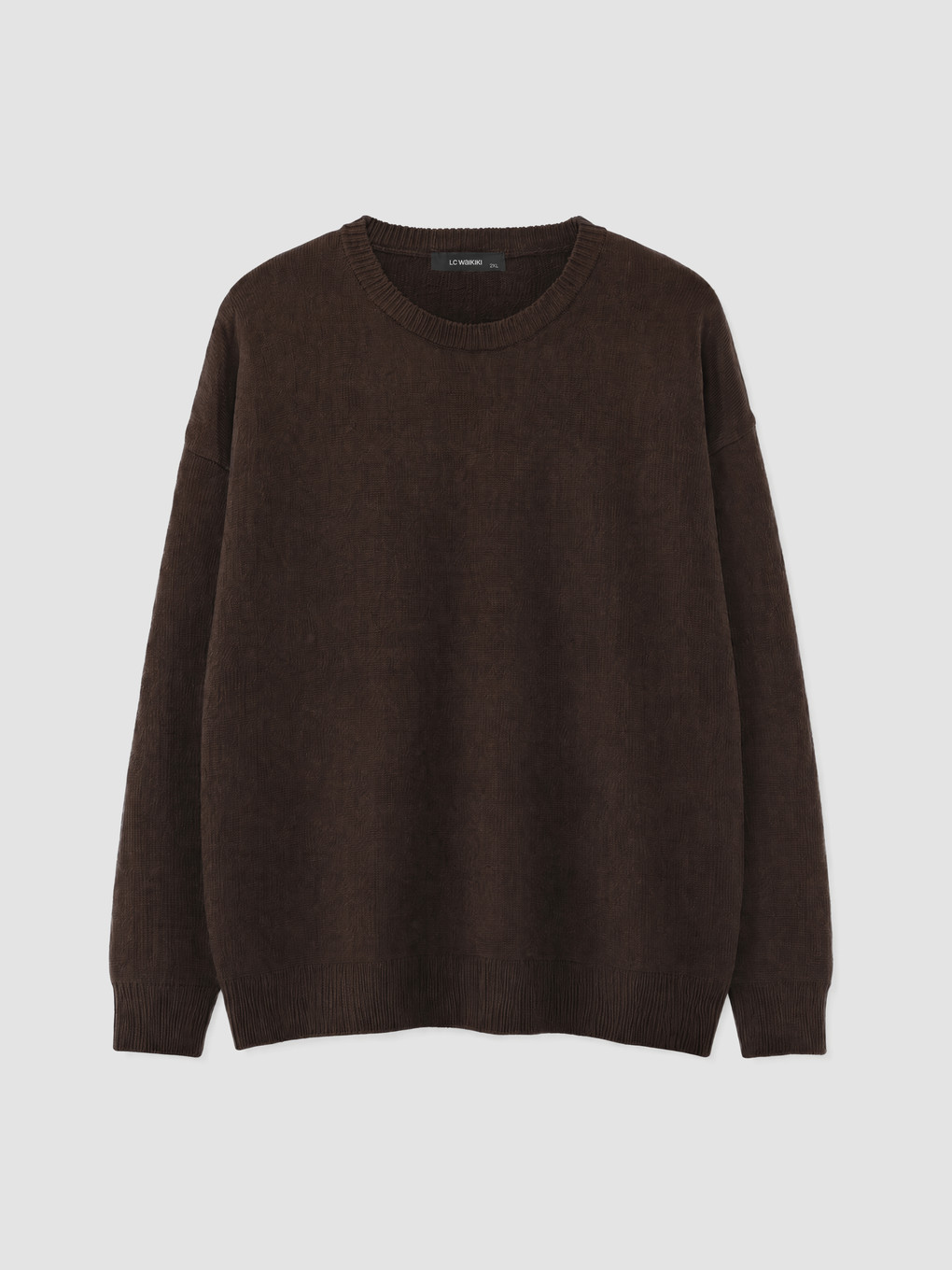 Plus Size Wool Blended Women's Sweater-2