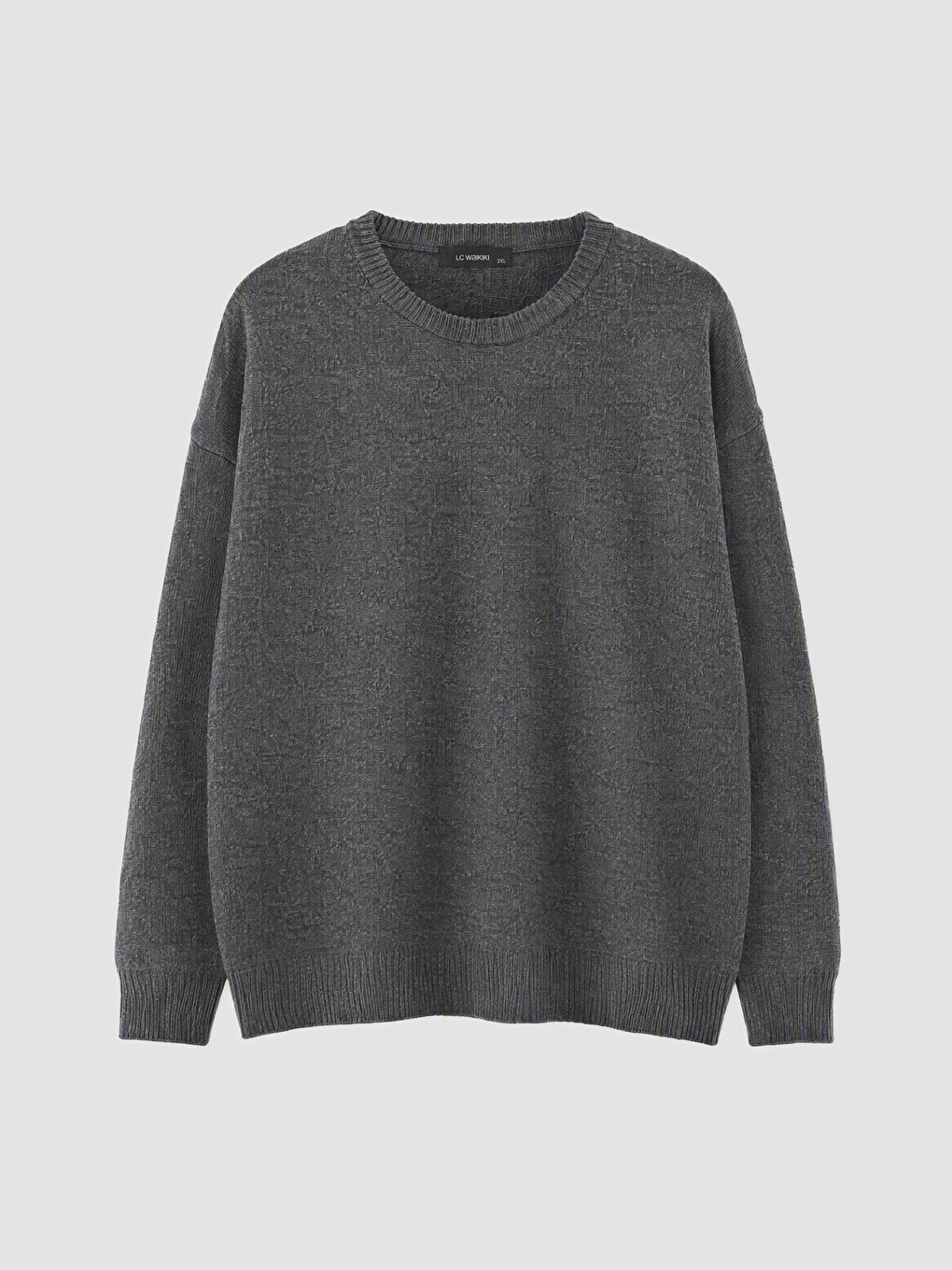 Plus Size Wool Blended Women's Sweater-2