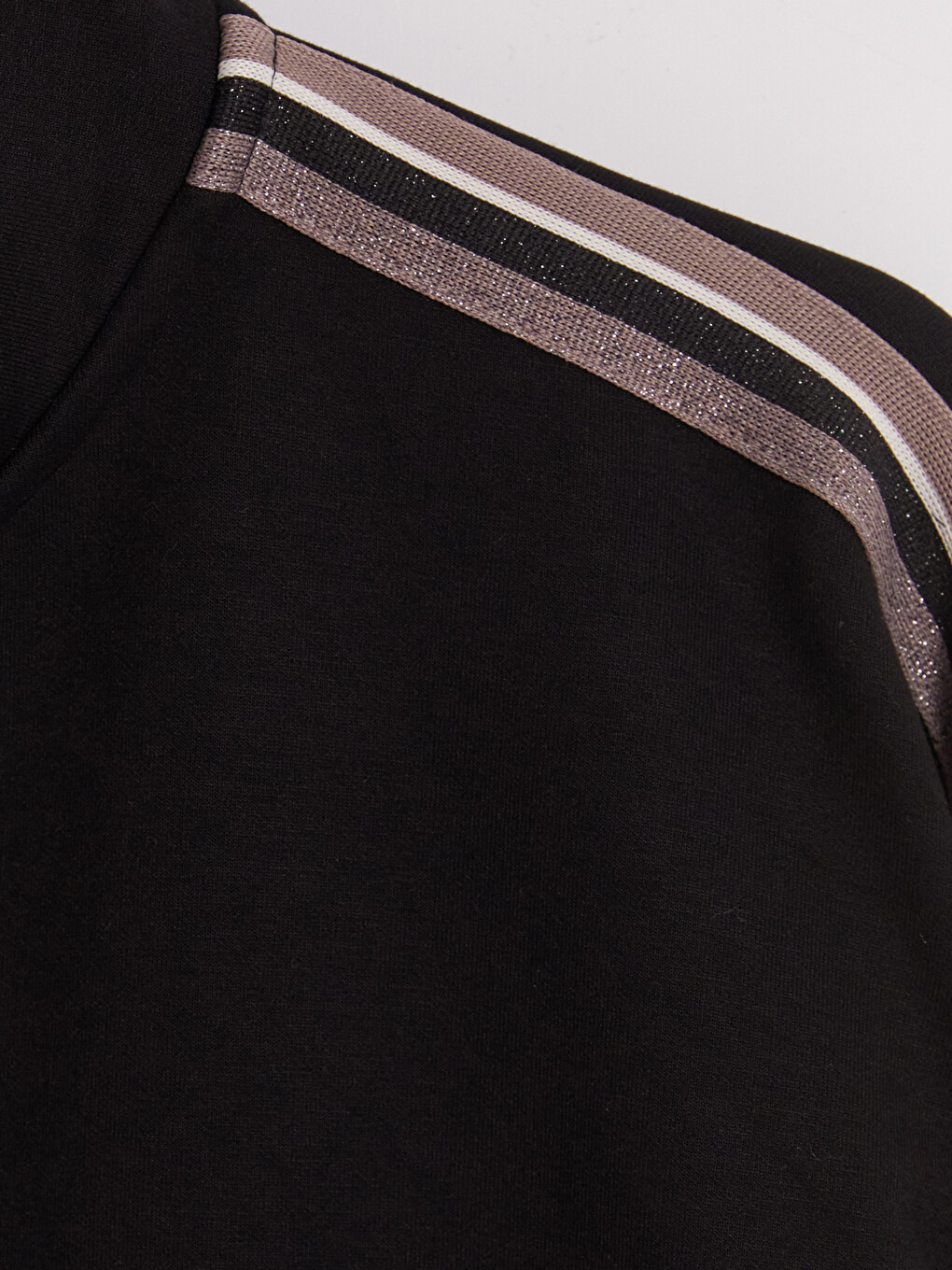 Woman Black Sweatshirt Tunic-2
