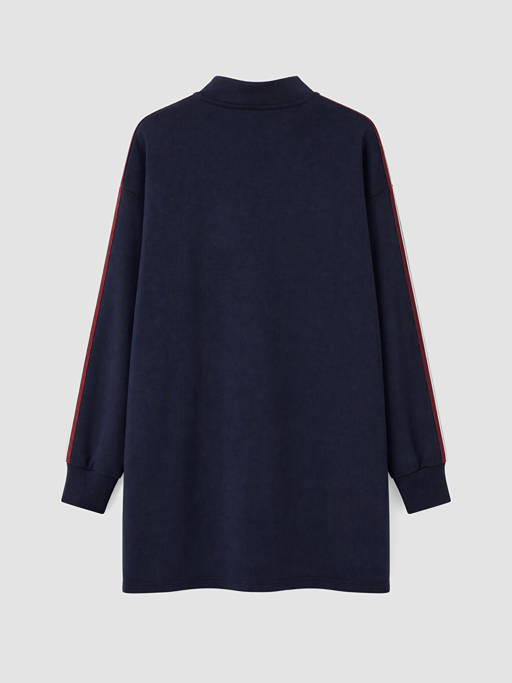 Striped Soft Touch Women's Sweatshirt Tunic-2