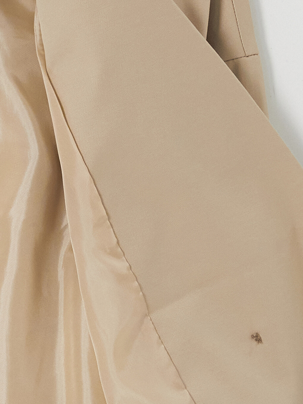 Kahverengi Kruvaze Yaka Oversize Kadın Trençkot-1