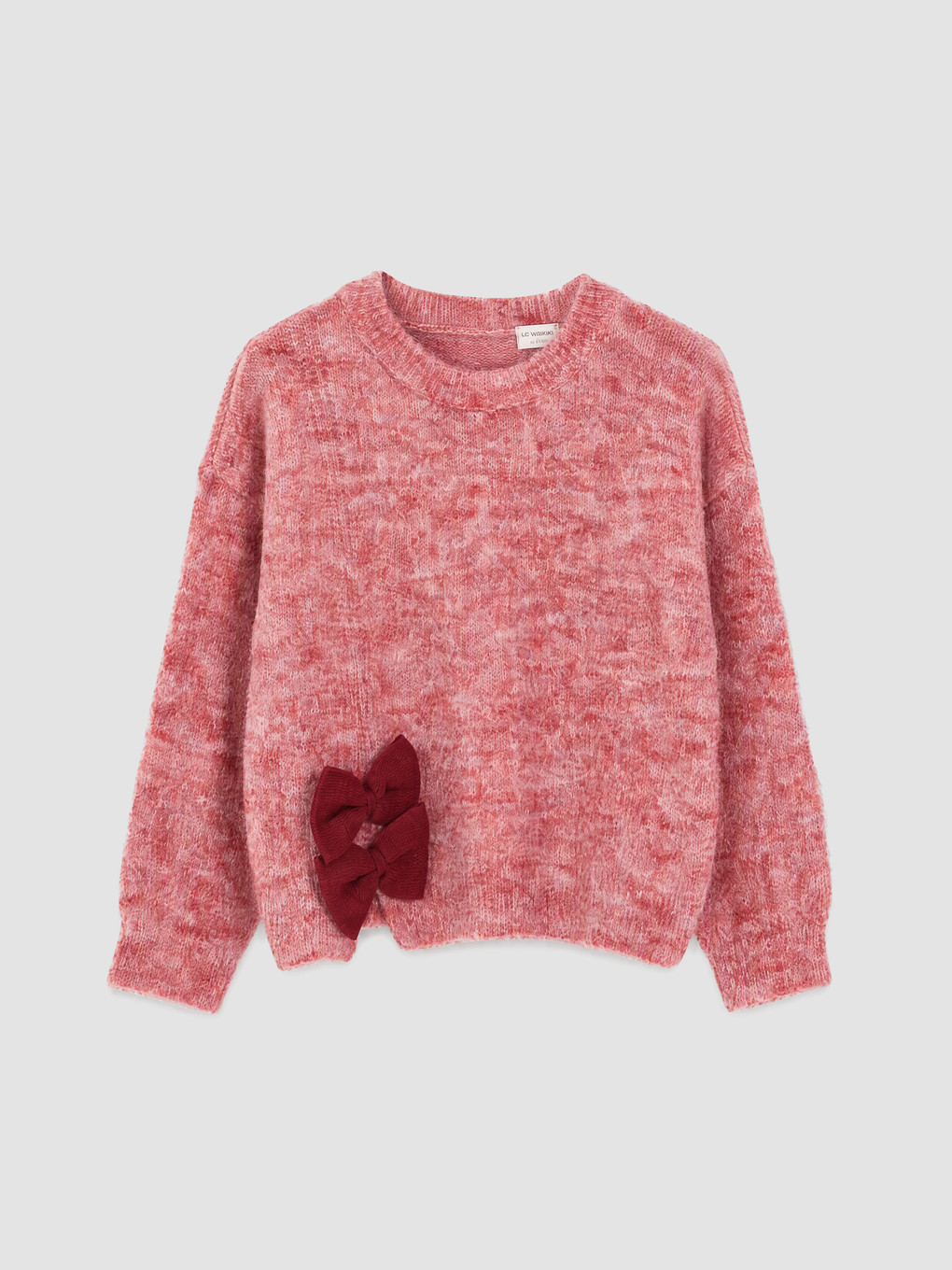 Crew Neck Girls' Knitwear Sweater