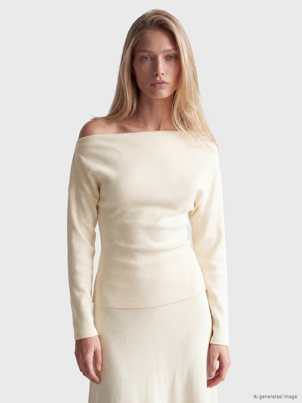 Slash Neck Ruched Blouse