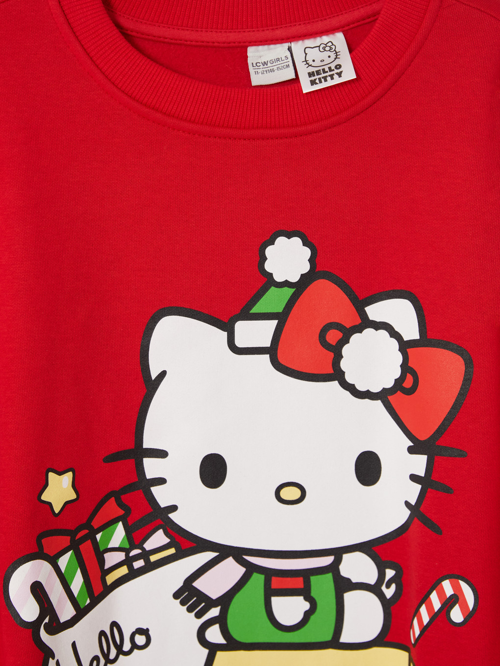 Hello Kitty Printed Girls' Thick Sweatshirt-2