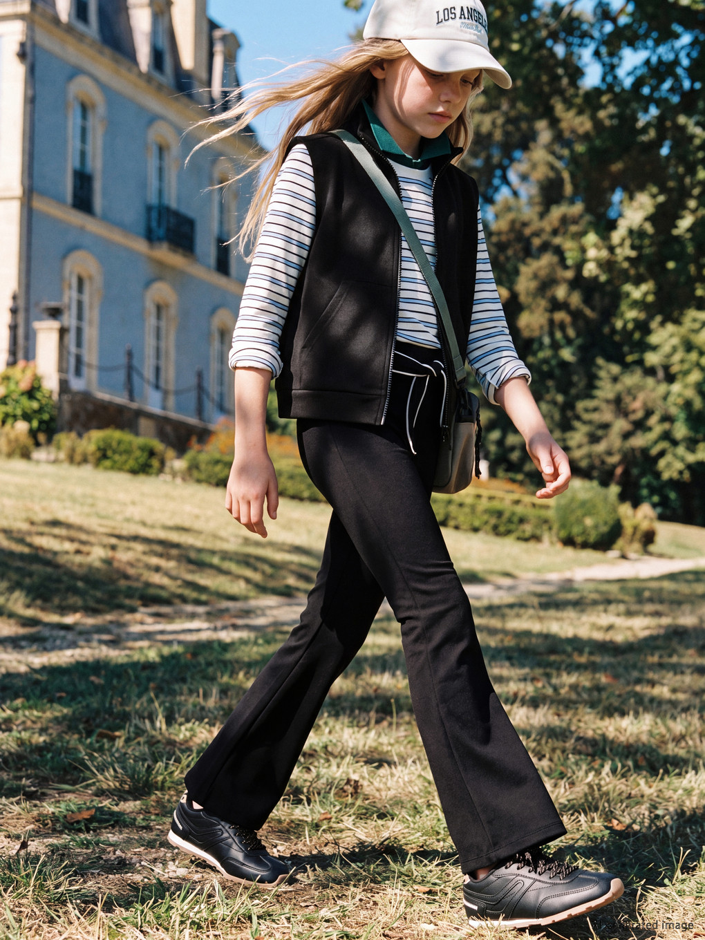 Teenage Girls' Soft Touch Flare Leggings