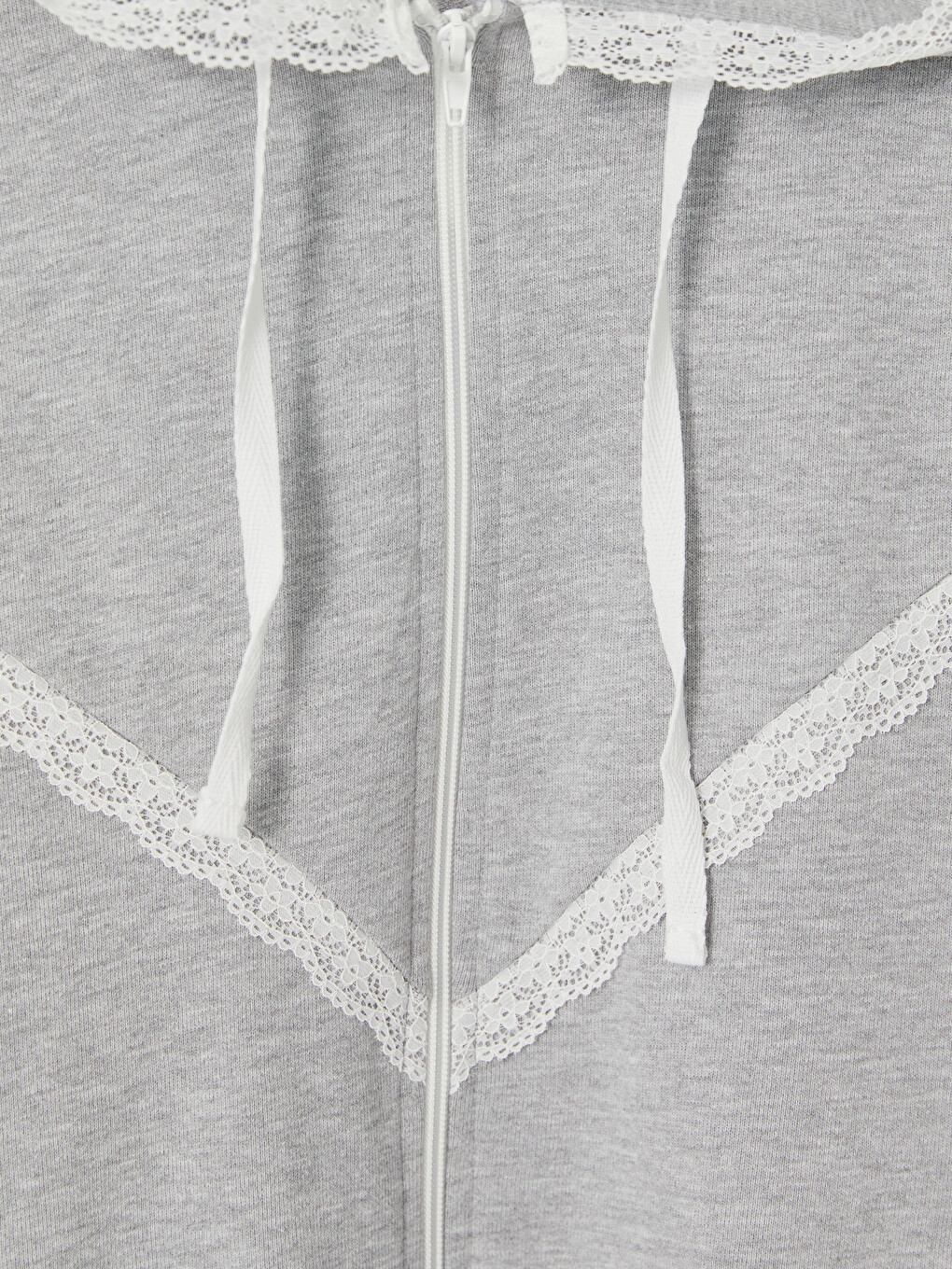 Hooded Women's Zippered Sweatshirt-2