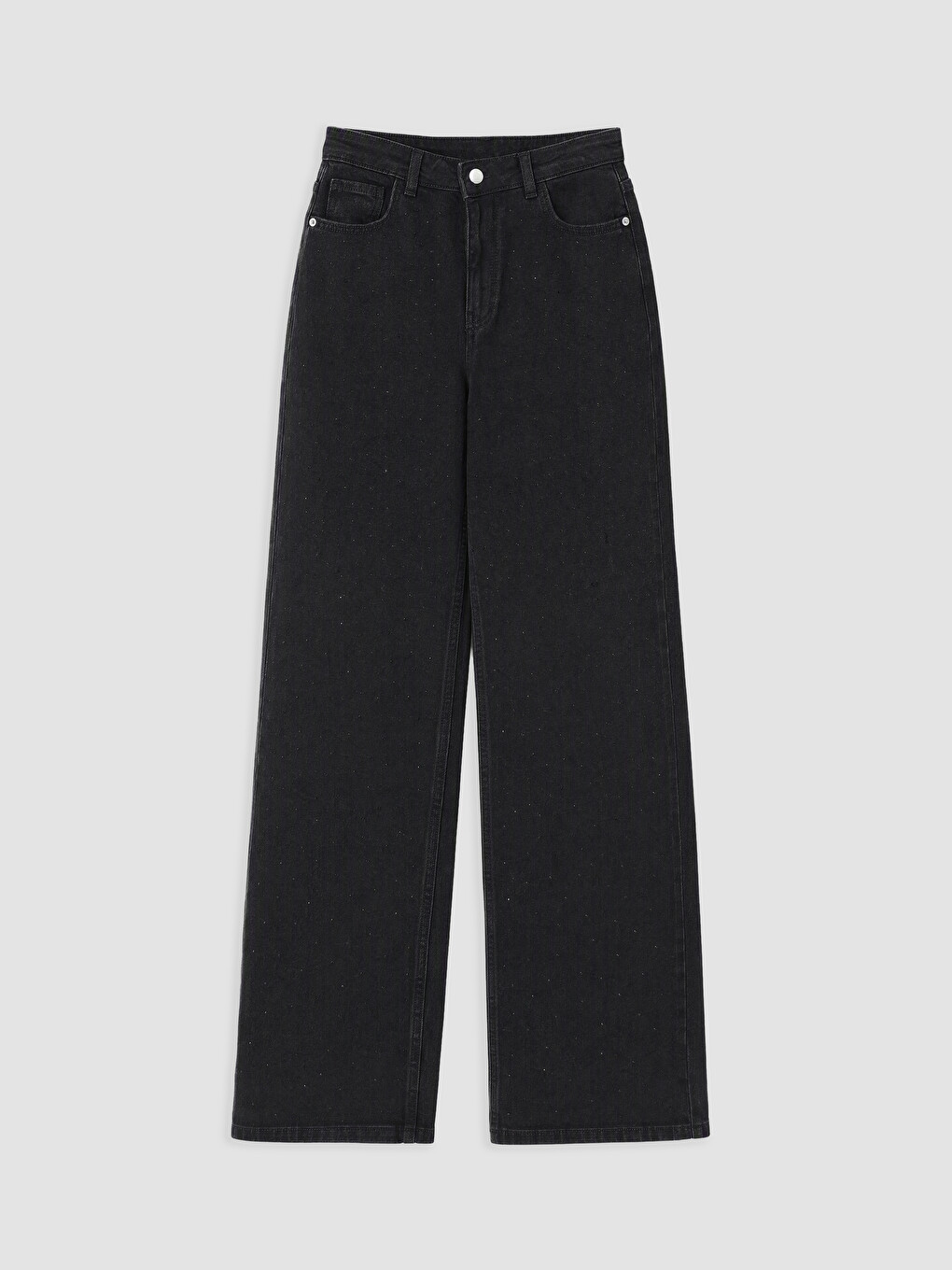 Siyah Wideleg Jean